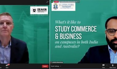 Deakin University, Australia, and O.P. Jindal Global University (JGU) announce Global integrated program for Indian students