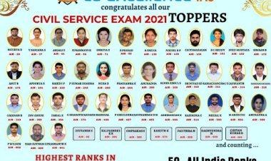 La Excellence IAS Academy Bags Top 50+  All India Ranks in UPSC 2021
