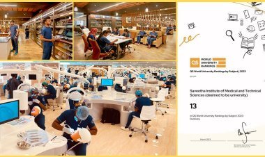 Saveetha Dental College Becomes First Indian Institution to Get Top 13 in QS World University Ranking