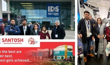 Santosh University Awards Top Students Fully Sponsored Study Tour to IDS KOLN 2023, Encouraging Academic Excellence in Dental Industry