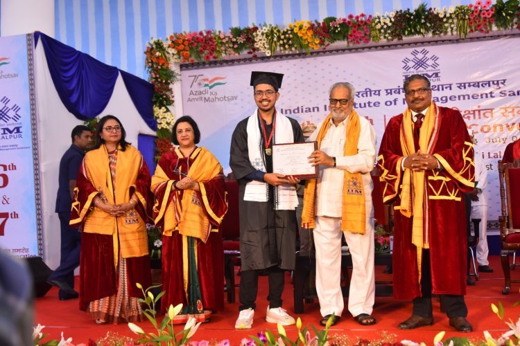 IIM Sambalpur Confers 322 MBA Graduates of 6th & 7th batch at an Annual Convocation