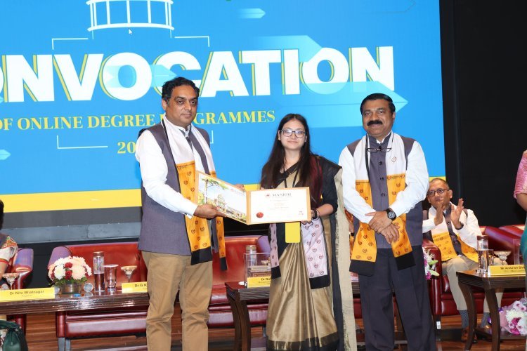 First Convocation of Manipal University Jaipur Online Degree Programmes was Successfully Completed, 969 Students Received Degrees