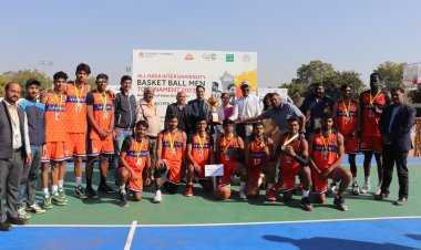 Jain University Emerged as the Champion of All India University- Inter Zonal Basketball (Men) Championship