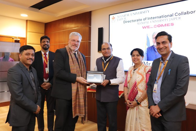 MANIPAL UNIVERSITY, JAIPUR HOSTS ENLIGHTENING SESSION WITH ISRAEL'S AMBASSADOR TO INDIA