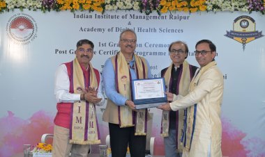 IIM Raipur celebrates the first graduating class of 41 students from the Post-Graduate Certified Digital Health Professional (CDHP)