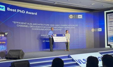 Dr. Anuj Verma from IIT-Mandi Awarded Best PhD Thesis at VLSID 2025 Conference