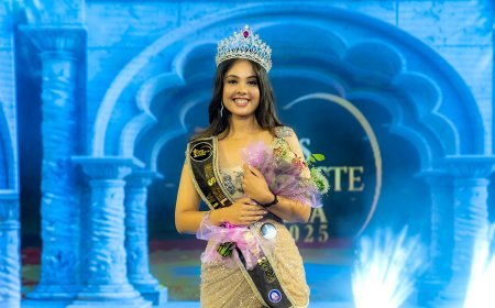 Aditi Sharma Crowned Miss Celeste India 2025 in Jaipur